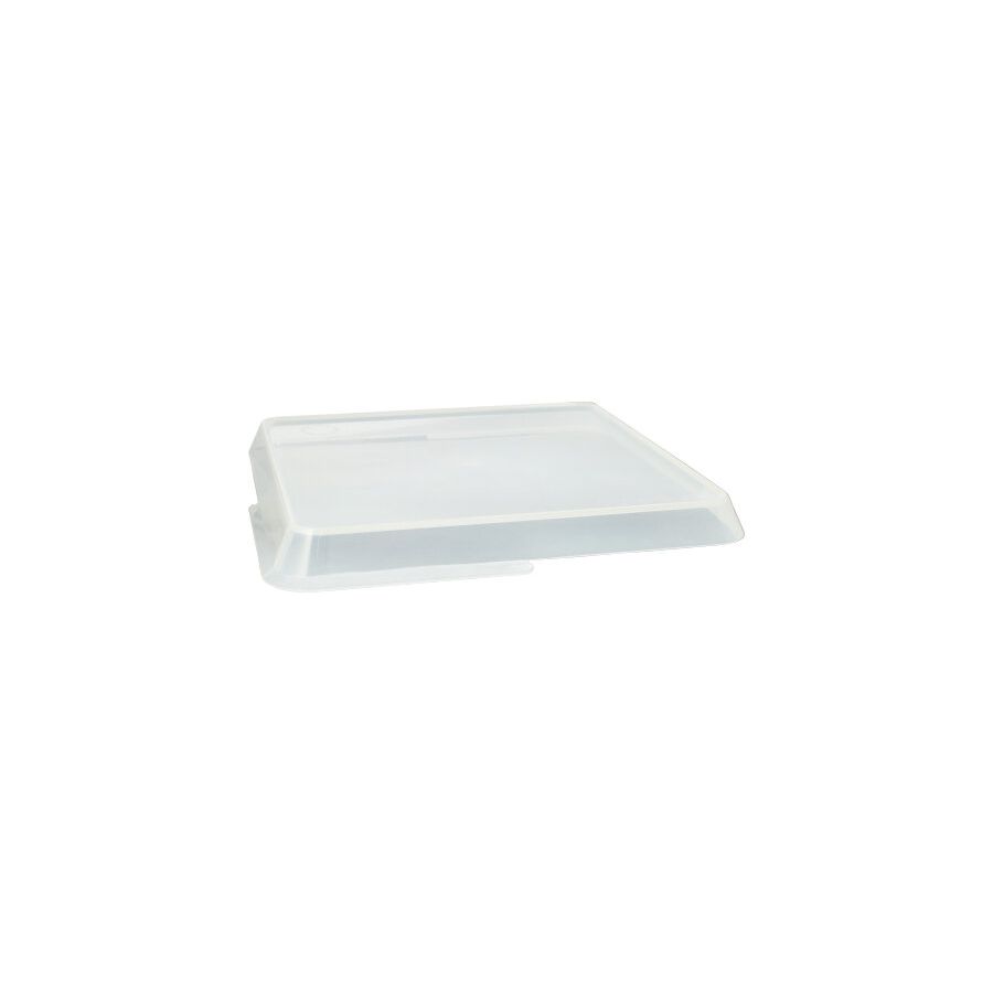 Deckel für Mehrweg-Foodboxen, 23,4 x 23,4 x 2,5 cm transparent - Bild 1