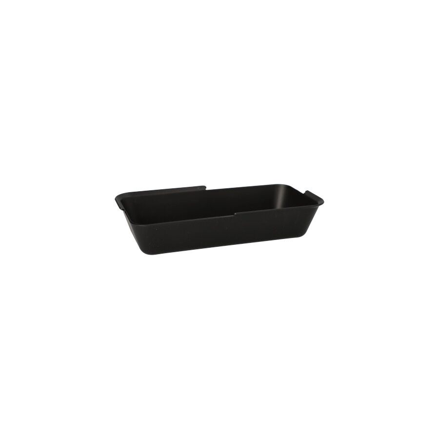 Mehrweg-Foodboxen eckig, 11,7 x 23,4 x 4,7 cm schwarz  - Bild 1