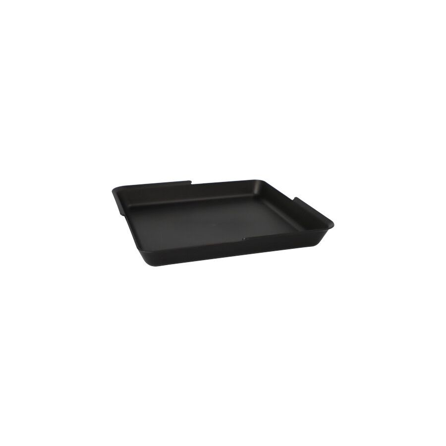 Mehrweg-Foodboxen ungeteilt, 23,4 x 23,4 x 2,9 cm schwarz - Bild 1