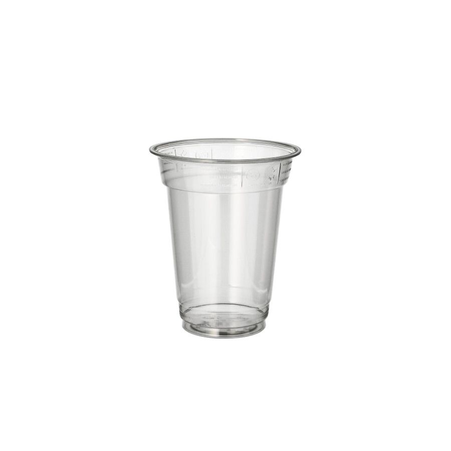 Plastikbecher (PET) "Hurricane" 0,3 l Ø 9,5 cm · 10,5 cm glasklar - Bild 1