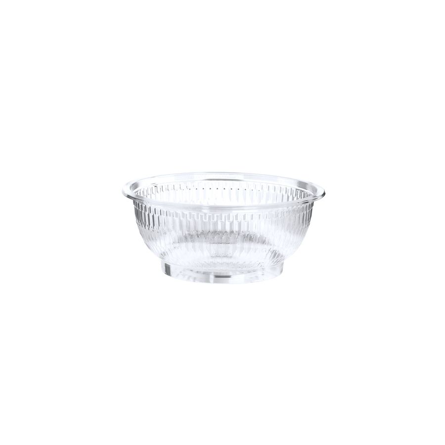 Salatschalen To Go, R-PET rund 1 l Ø 18 cm · 7,5 cm glasklar - Bild 1