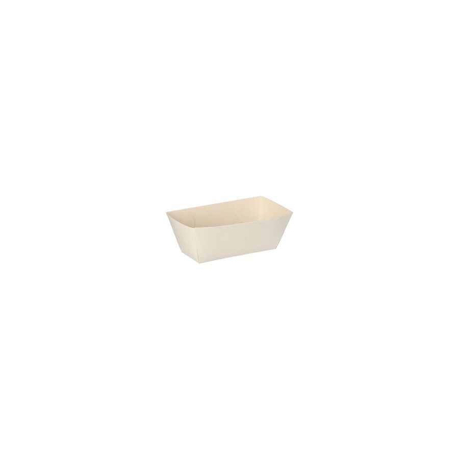 Saucentrays, Pappe "pure" 4,5 x 8 cm weiss "Good Food" - Bild 1