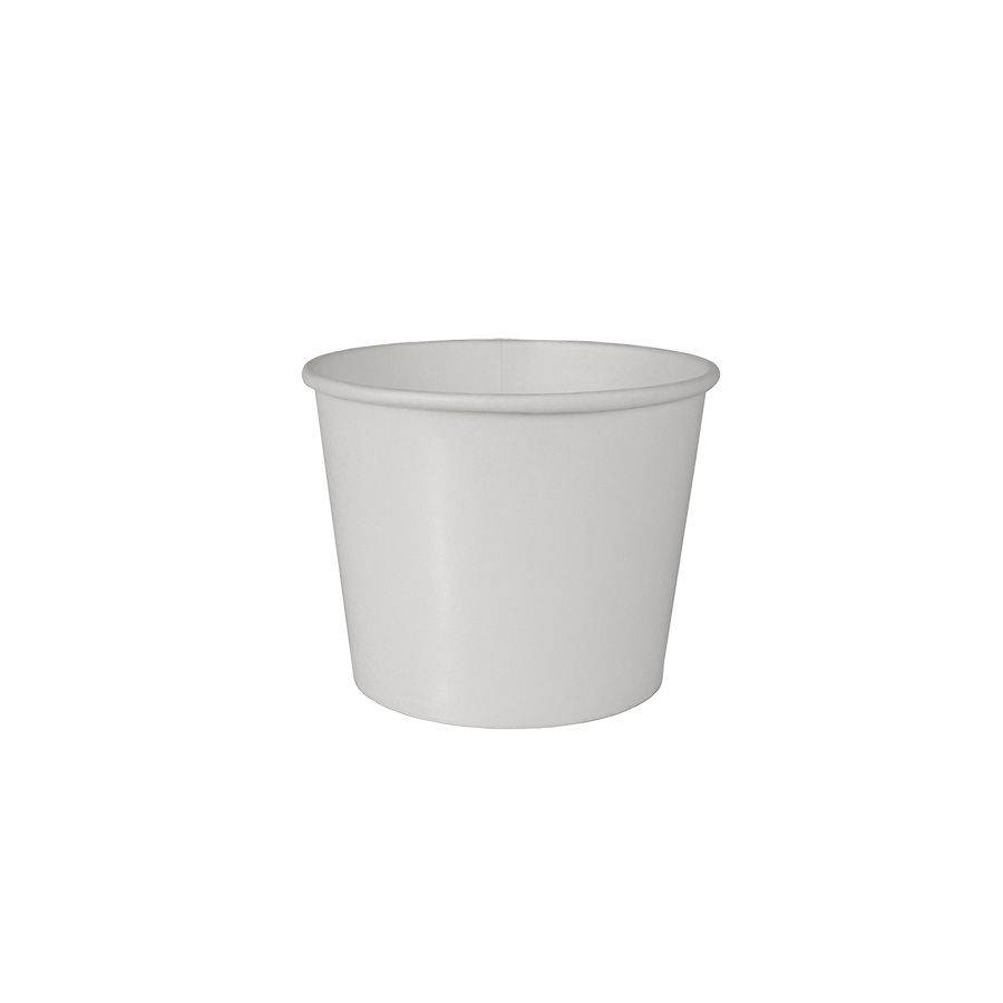 Suppenbecher "To Go", Pappe rund 500 ml Ø 11 cm · 8,3 cm weiss - Bild 1