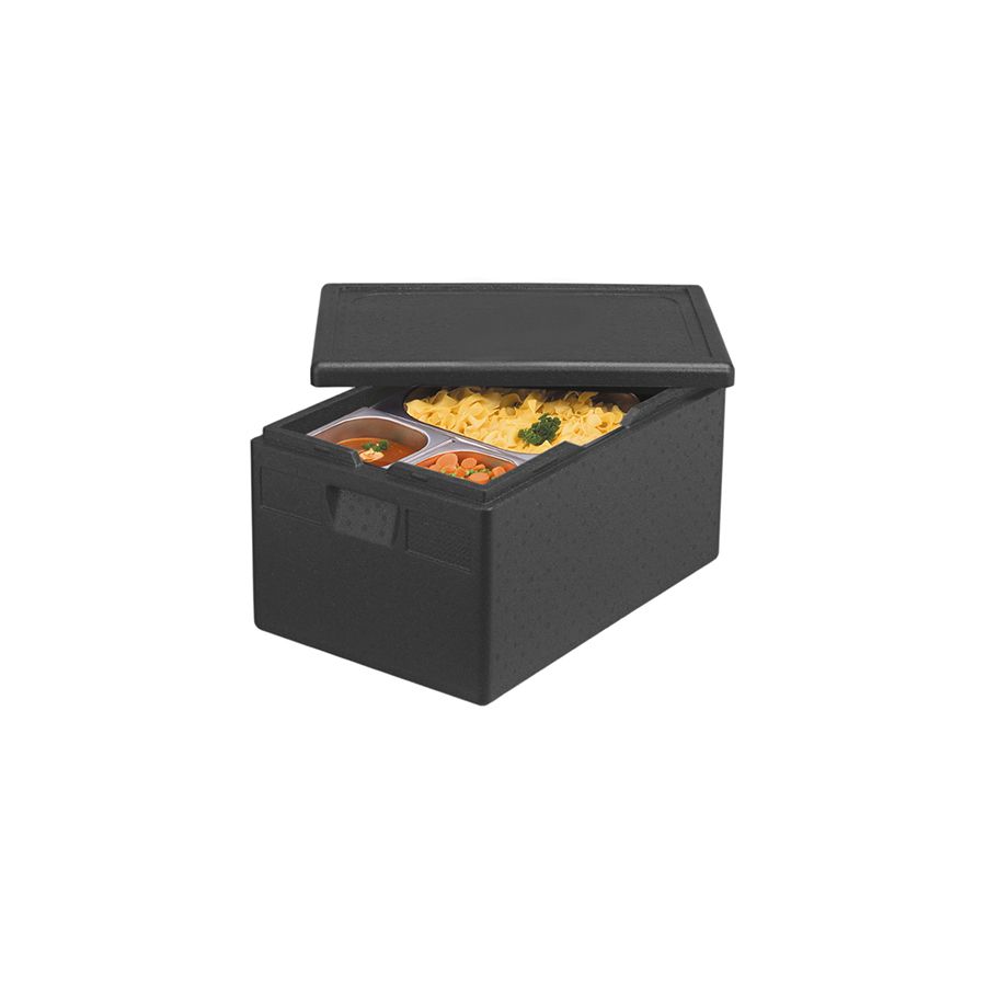 Thermobox, EPP 60 x 40 x 28 cm schwarz "Gastro-Norm 1/1" - Bild 1