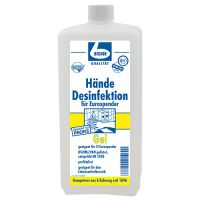 "Dr. Becher" Hände Desinfektion 1000 ml Gel, Flasche für Eurospender geeignet