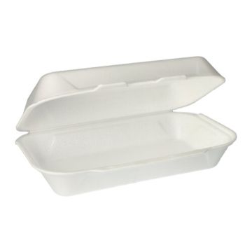 Allzweckboxen mit Klappdeckel, XPS 1800 ml 7,5 cm x 24 cm x 13,3 cm weiss