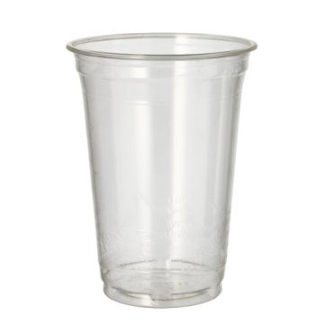 Trinkbecher PLA 0,4 l Ø 9,5 cm · 12,8 cm glasklar