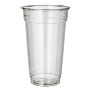 Trinkbecher "Hurricane", PET 0,5 l Ø 9,5 cm · 14,9 cm glasklar