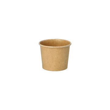 Portionsbecher, Pappe 60 ml Ø 6 cm · 4,9 cm braun "100% Fair"