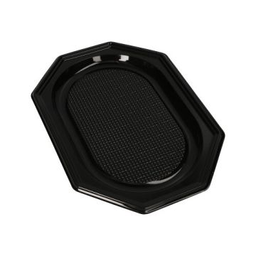 Servierplatten, PET 35 cm x 25 cm schwarz