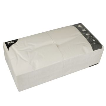 Servietten, 3-lagig 1/4-Falz 40 cm x 40 cm weiss