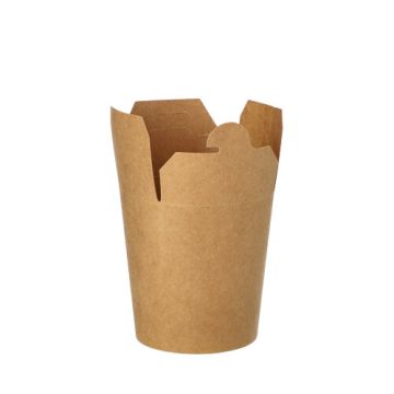 Snackboxen, Pappe "pure" eckig 230 ml 7,5 cm x 6,5 cm x 5,8 cm braun "100% Fair"